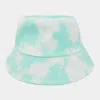Fashnzfab Tie Dye Bucket Hat In Green