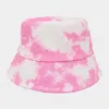 Fashnzfab Tie Dye Bucket Hat In Pink