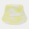 Fashnzfab Tie Dye Bucket Hat In Yellow