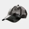 Fashnzfab Tie Dye Pattern Baseball Cap In Black