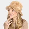 Fashnzfab Tie Dye Teddy Bucket Hat In Brown