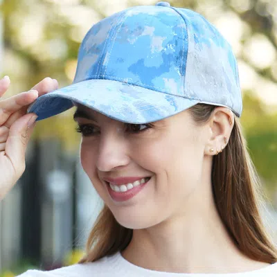 Fashnzfab Tie-dye Baseball Cap In Multi