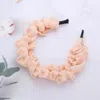 Fashnzfab Tiny Flower Pattern Printed Scrunchie Headband In Pink