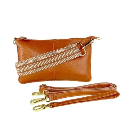 Fashnzfab Tonya Leather Crossbody