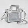 Fashnzfab Transparent 3-piece Crossbody Handbag Set In Multi