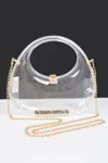 Fashnzfab Transparent Acrylic Clutch In Multi
