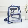 Fashnzfab Transparent Backpack Bag In Blue