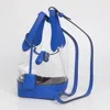 Fashnzfab Transparent Bucket Shoulder Bag / Crossbody Bag In Blue
