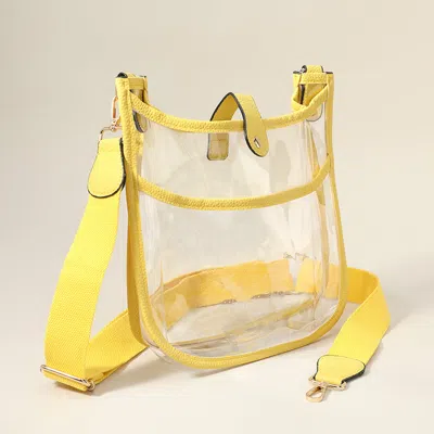Fashnzfab Transparent Crossbody Bag In Multi