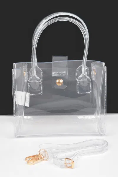 Fashnzfab Transparent Crossbody Bag