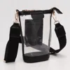Fashnzfab Transparent Crossbody Bag / Phone Bag In Black
