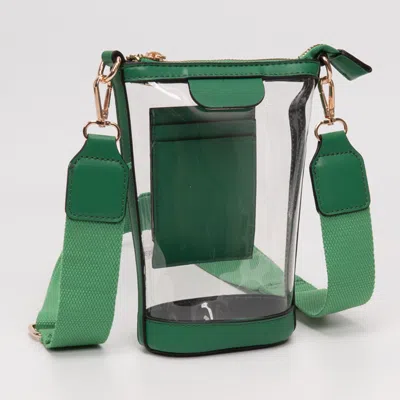 Fashnzfab Transparent Crossbody Bag / Phone Bag In Multi