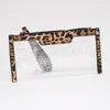 Fashnzfab Transparent Flap Wristlet Pouch / Clutch Bag In Multi