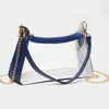 Fashnzfab Transparent Hand Bag / Baguette Bag / Crossbody Bag In Multi