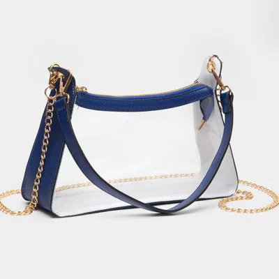 Fashnzfab Transparent Hand Bag / Baguette Bag / Crossbody Bag In Multi