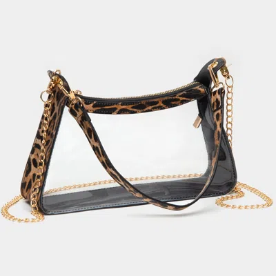 Fashnzfab Transparent Hand Bag / Baguette Bag / Crossbody Bag In White