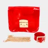Fashnzfab Transparent Jelly Fanny Pack / Belt / Crossbody Bag In Red