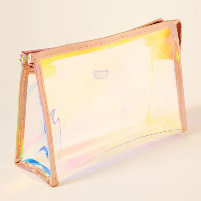 Fashnzfab Transparent Pouch Bag In Multi