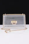 Fashnzfab Transparent Shoulder Bag In Multi