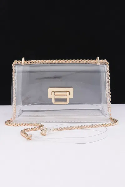Fashnzfab Transparent Shoulder Bag In Multi