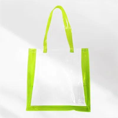 Fashnzfab Transparent Tote Bag / Shoulder Bag In Multi