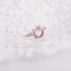Fashnzfab Tulip Ring (adjustable) In Silver