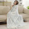 Fashnzfab Turtle Theme Reversible Throw Blanket In Gray