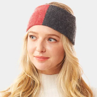 Fashnzfab Two Tone Earmuff Headband In White