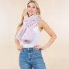 Fashnzfab Ultra Soft Faux Fur Sherpa Scarf In Pink