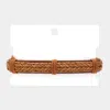 Fashnzfab Unisex Bohemian Wax Rope Braided Adjustable Bracelet Brown In Brown