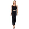 Shop Fashnzfab V-neck Side Ruched Sweater Top In Black