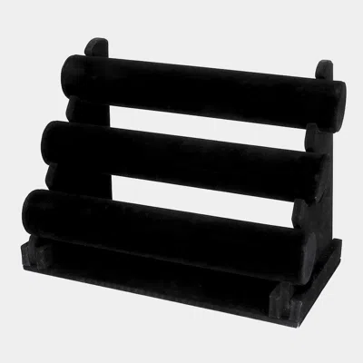 Fashnzfab Velvet T-bar Jewelry Display Stand 12" X 6.75" X 9"