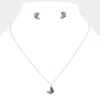 Fashnzfab Vintage Banana Metal Pendant Necklace In Metallic