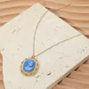 Fashnzfab Vintage Cameo Pendant Necklace In Gold