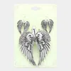 Fashnzfab Vintage Wings Magnetic Pendant Set - Antique Silver In Multi