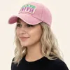 Fashnzfab Walk By Faith Message Patch Vintage Baseball Cap In Pink