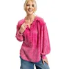 Fashnzfab Washed Cotton Gauze Tunic In Multi