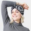Fashnzfab Western Pattern Knit Headband In Black