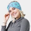 Fashnzfab Western Pattern Knit Headband In Blue