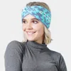 Fashnzfab Western Pattern Knit Headband In Blue