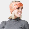Fashnzfab Western Pattern Knit Headband In Pink