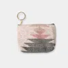Fashnzfab Western Patterned Coin / Card Purse In Gray