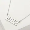 Fashnzfab White Gold Dipped 1982 Birth Year Plate Pendant Necklace In Metallic