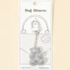 Fashnzfab White Gold Dipped Cz Stone Paved Teddy Bear Drop Keychain / Bag Charm In Multi