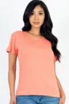 Fashnzfab Women's Basic Short Sleeve T-shirt In Pink