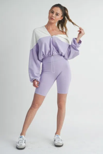 Fashnzfab Women's Biker Shorts 2 Piece Set In Multi