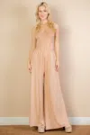 Fashnzfab Women's Button Front Wide Leg Jumpsuit In Green