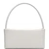 Fashnzfab Women's Croc Mandy Handle Crossbody Bag In White