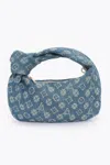 Fashnzfab Women's Denim Hobo Bag In Blue