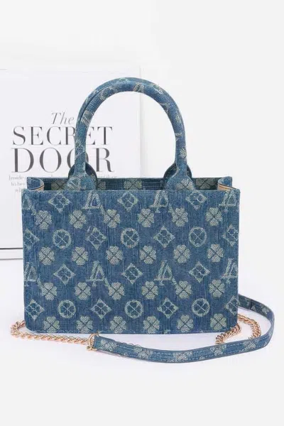 Fashnzfab Women's Denim Tote Bag In Blue